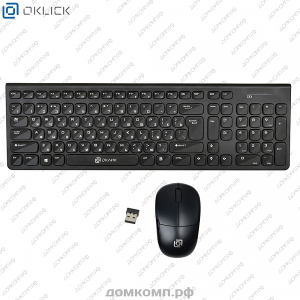 Клавиатура+мышь Oklick 220M недорого. домкомп.рф